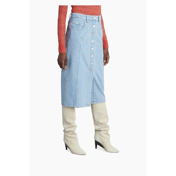 ISABEL MARANT ETOILE  Vandy skirt Front Button Denim 40 - Picture 15 of 16